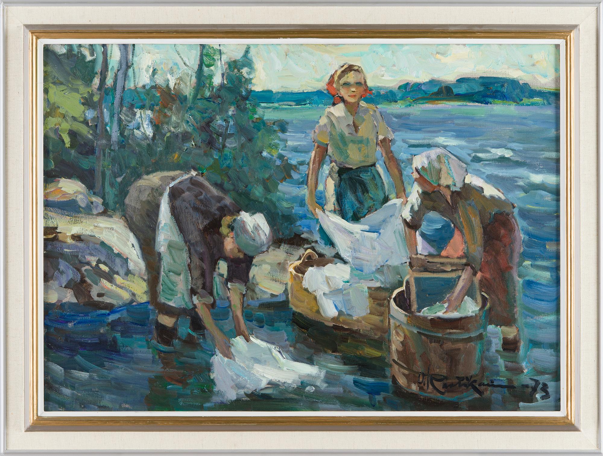 Orvo Raatikainen, Doing Laundry.