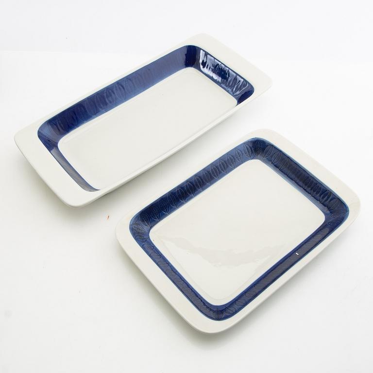 Hertha Bengtson, servis 9 dlr "Koka blå" Rörstrand 1900-talets mitt porslin.