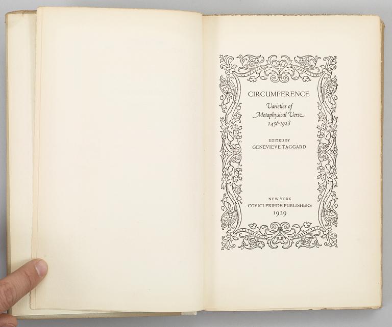 C.F. HULTENHEIM BOOK COLLECTION, CAMERA ANTIQUA.