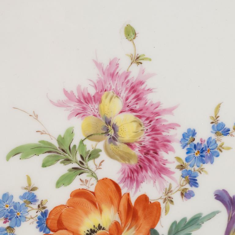 Meissen, Tray, porcelain, Rococo style, Germany, 1934-1945.