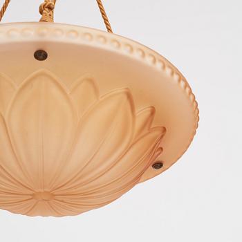 Harald Notini, a ceiling lamp model "10074", Arvid Böhlmarks Lampfabrik, 1920s.