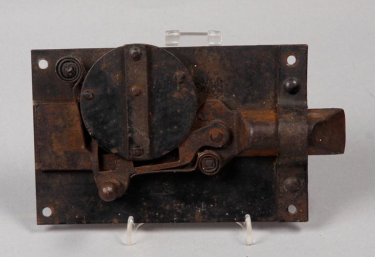 LÅS, järn, 1600/1700-tal.