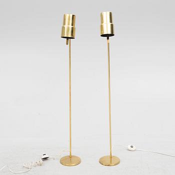 Hans-Agne Jakobsson, a pair of model G 154 floor lamps, Hans-Agne Jakobsson AB, Sweden, second half of the 20th century.