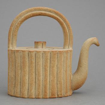 TEKANNA, stengods, Signe Persson-Melin, signerad och daterad 06.