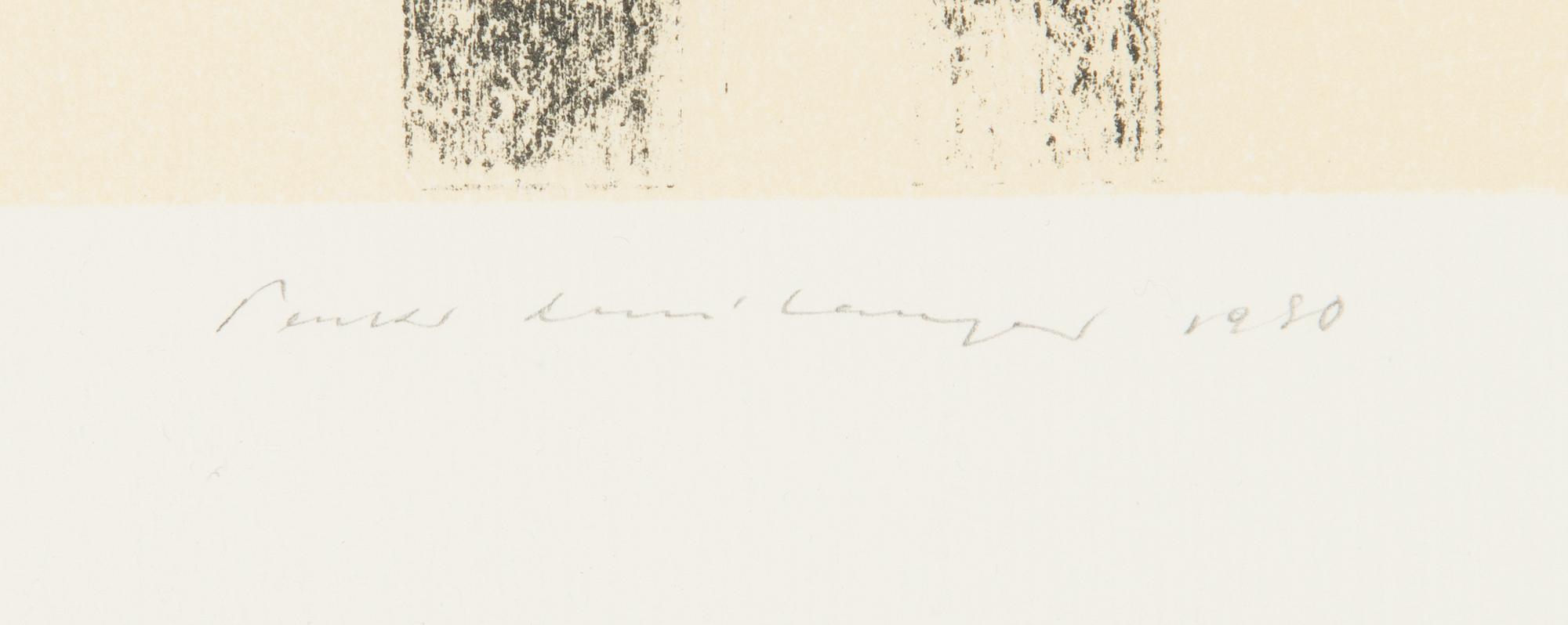 Pentti Lumikangas, litografioita, 2 kpl, signeeratut ja päivätyt 1980, merkityt HC.