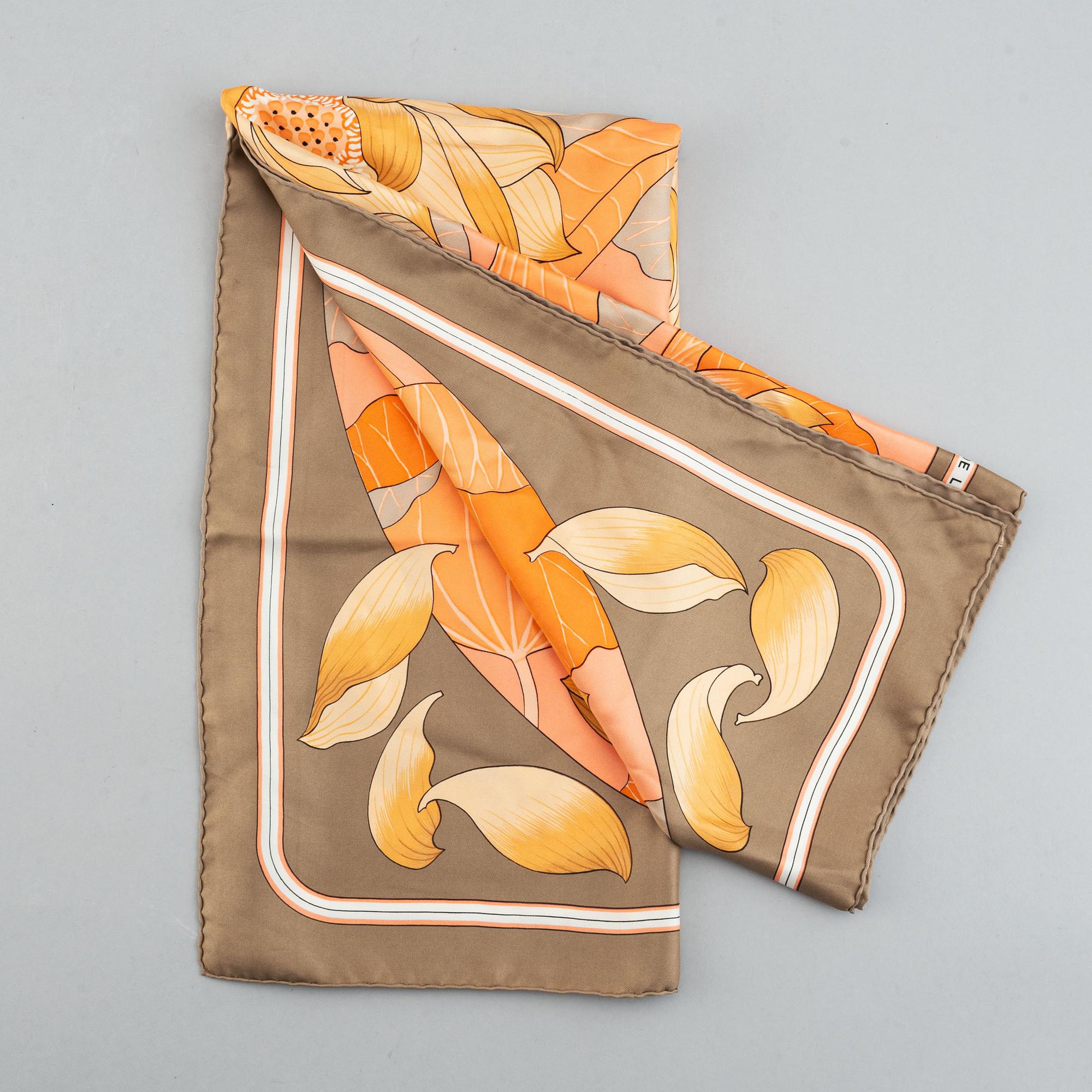 Hermès, Scarf, "Fleurs De Lotus".