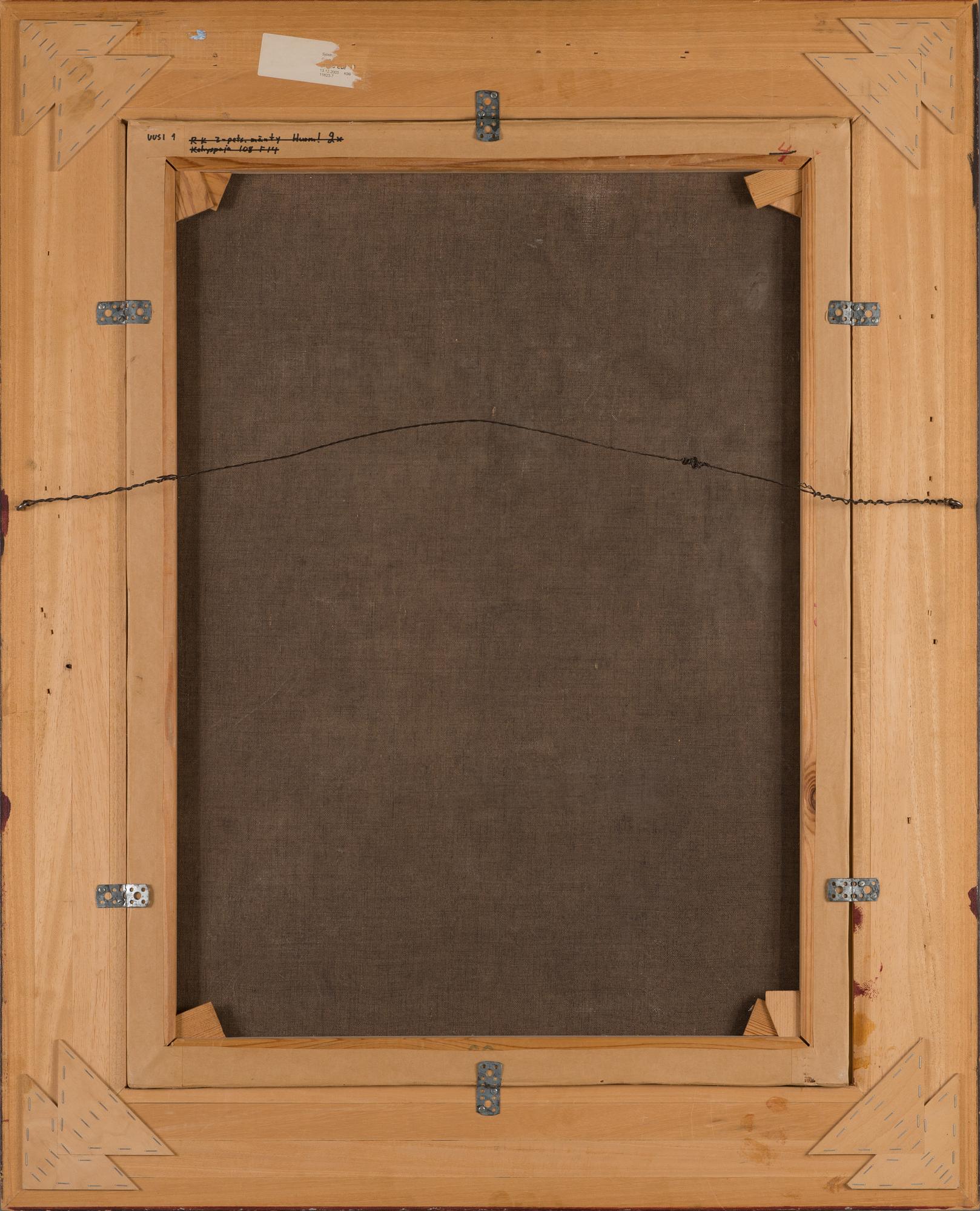 Wilho Sjöström, oil on canvas, signed and dated-94.