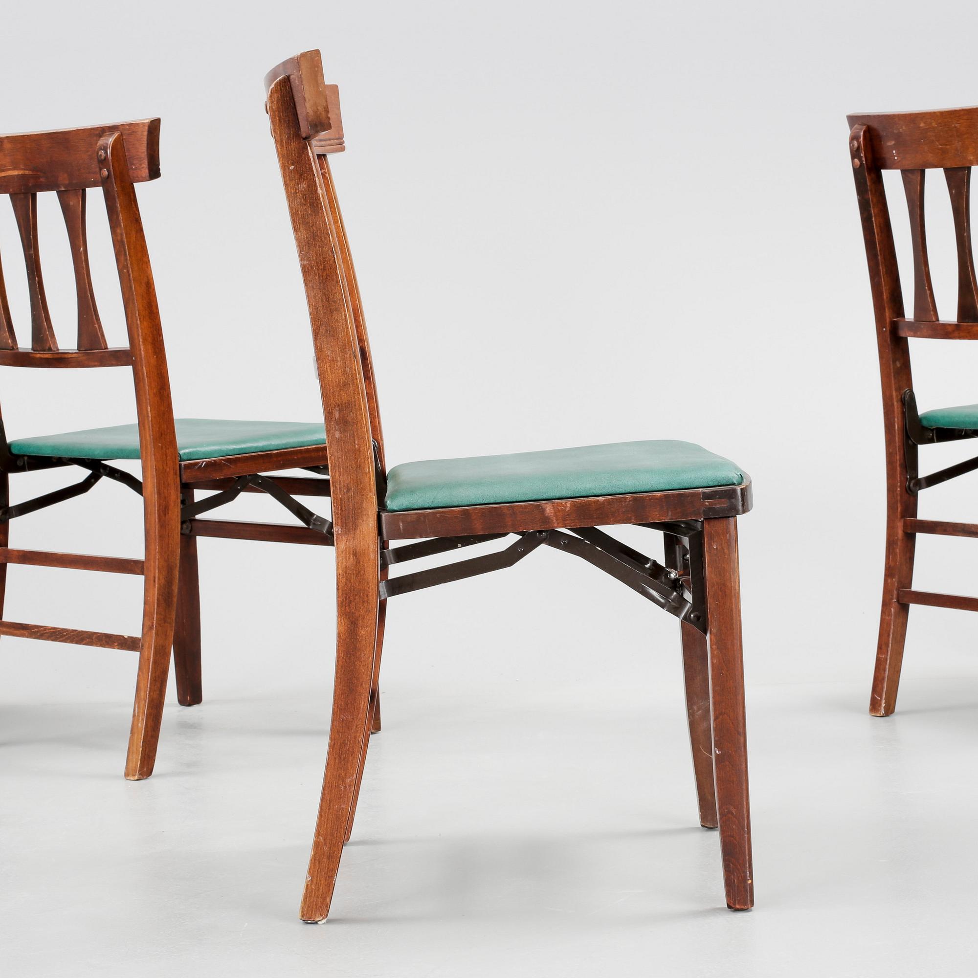 STOLAR, 4 st, Louis Rastetter & Sons Co, USA, 1900-talets första hälft.