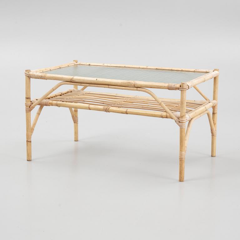 Bamboo furniture set, 6 pieces, 20th century.