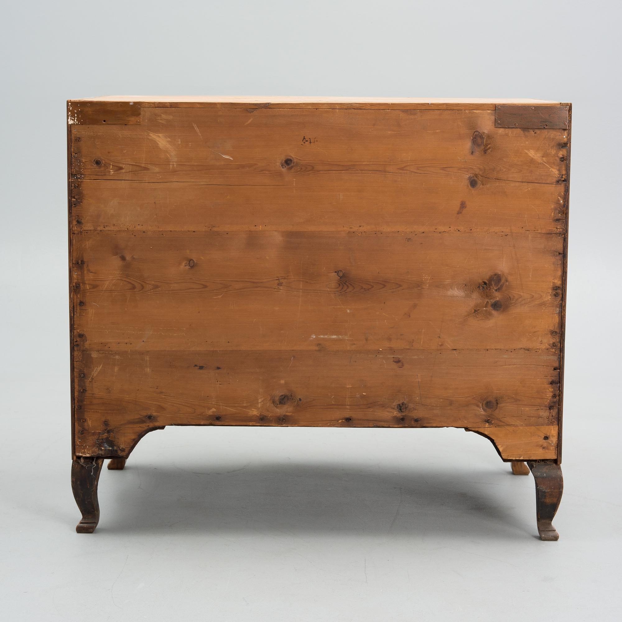 LIPASTO, myöhäisbarokki 1730-40-luku, signerattu Johan Fürloh, Tukholma.