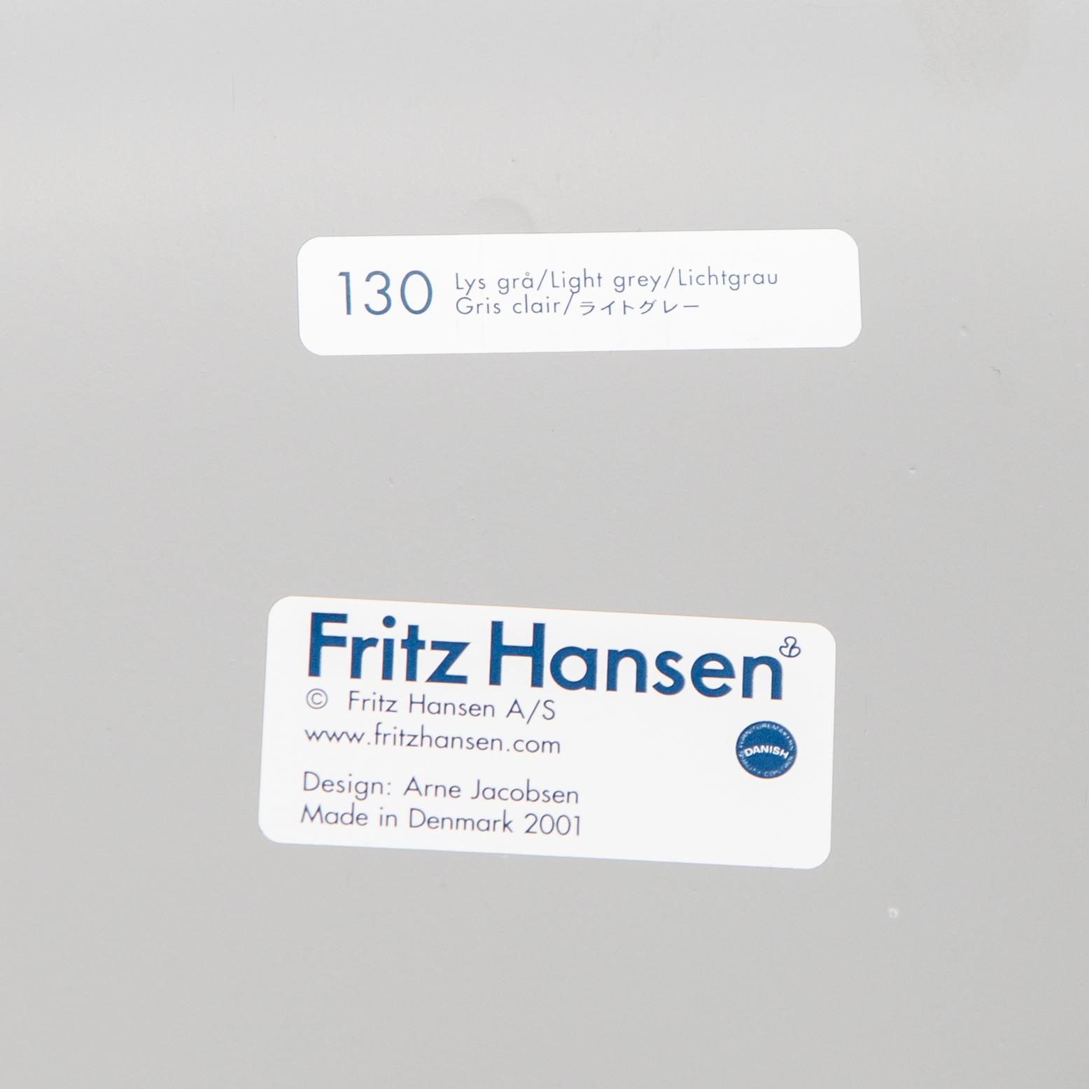 ARNE JACOBSEN, four 'Series 7' chairs from Fritz Hansen, Denmark.