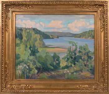 Gabriel Engberg, Lake landscape.