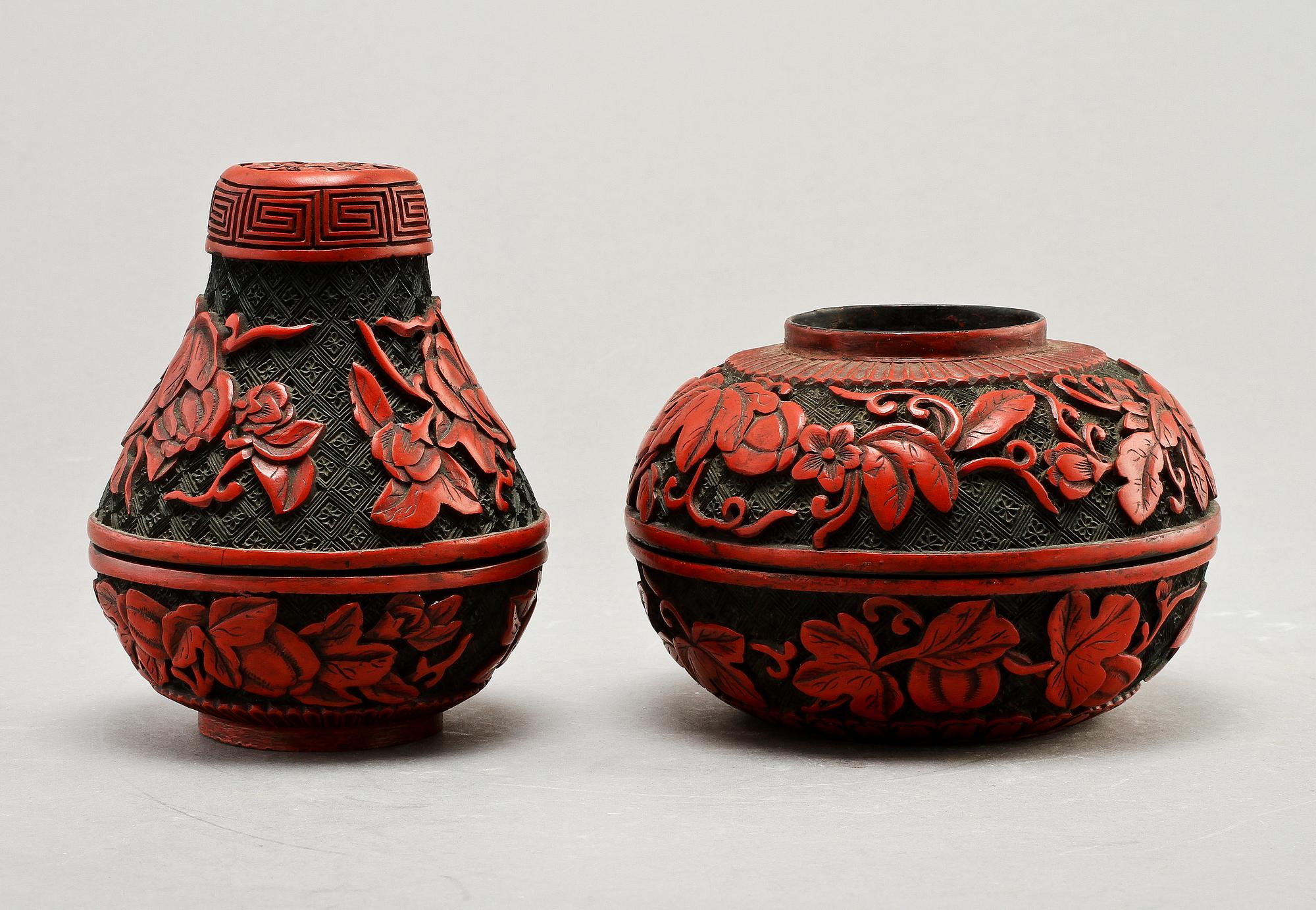 KÄRL, lackarbete, Kina, 1800/1900-tal.