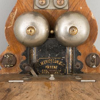 A LM ERICSSON & Co Patent Stockholm. 1897. WALL PHONE.