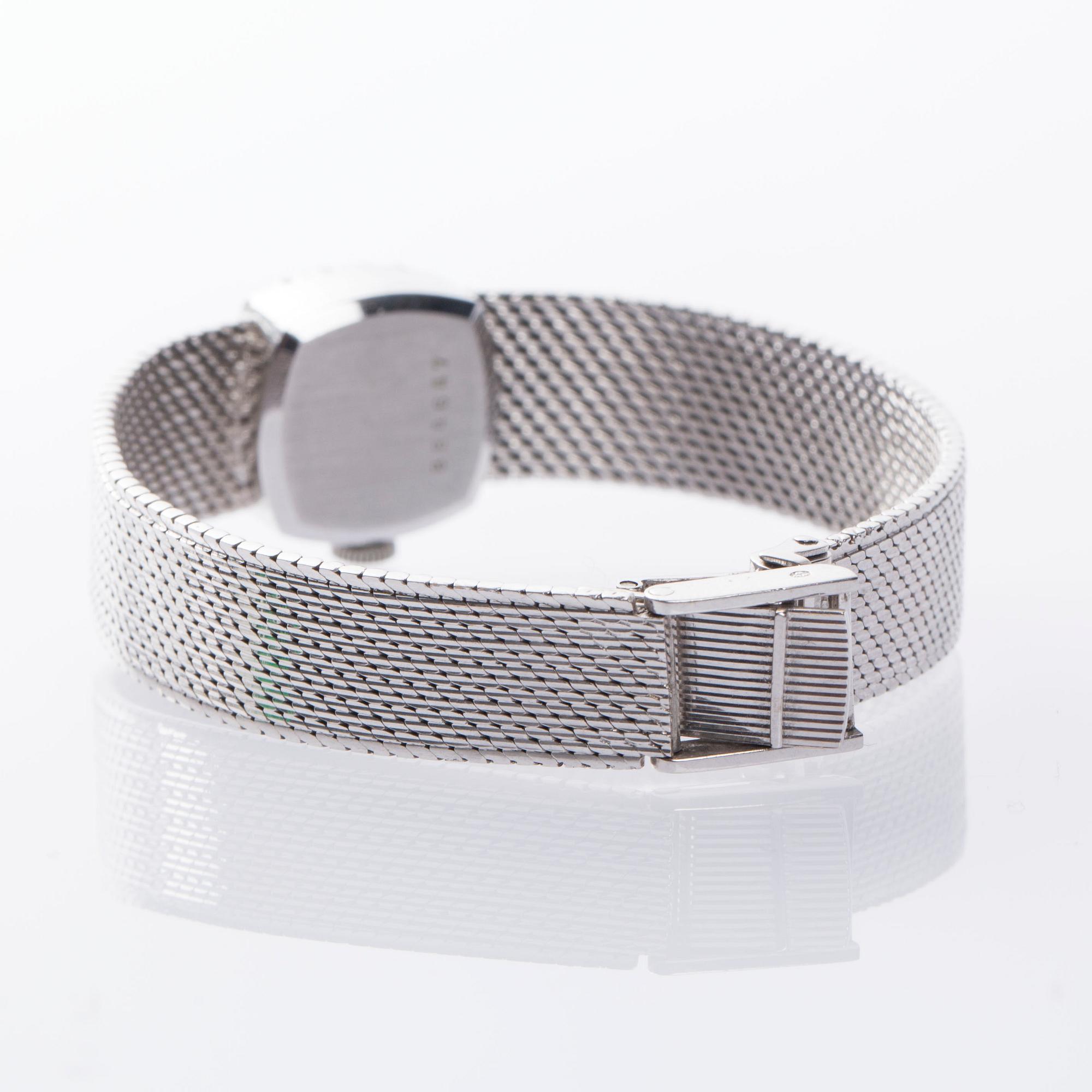 ARMBANDSUR, Certina, 18K vitguld med briljantslipade diamanter ca 0.40 ct.