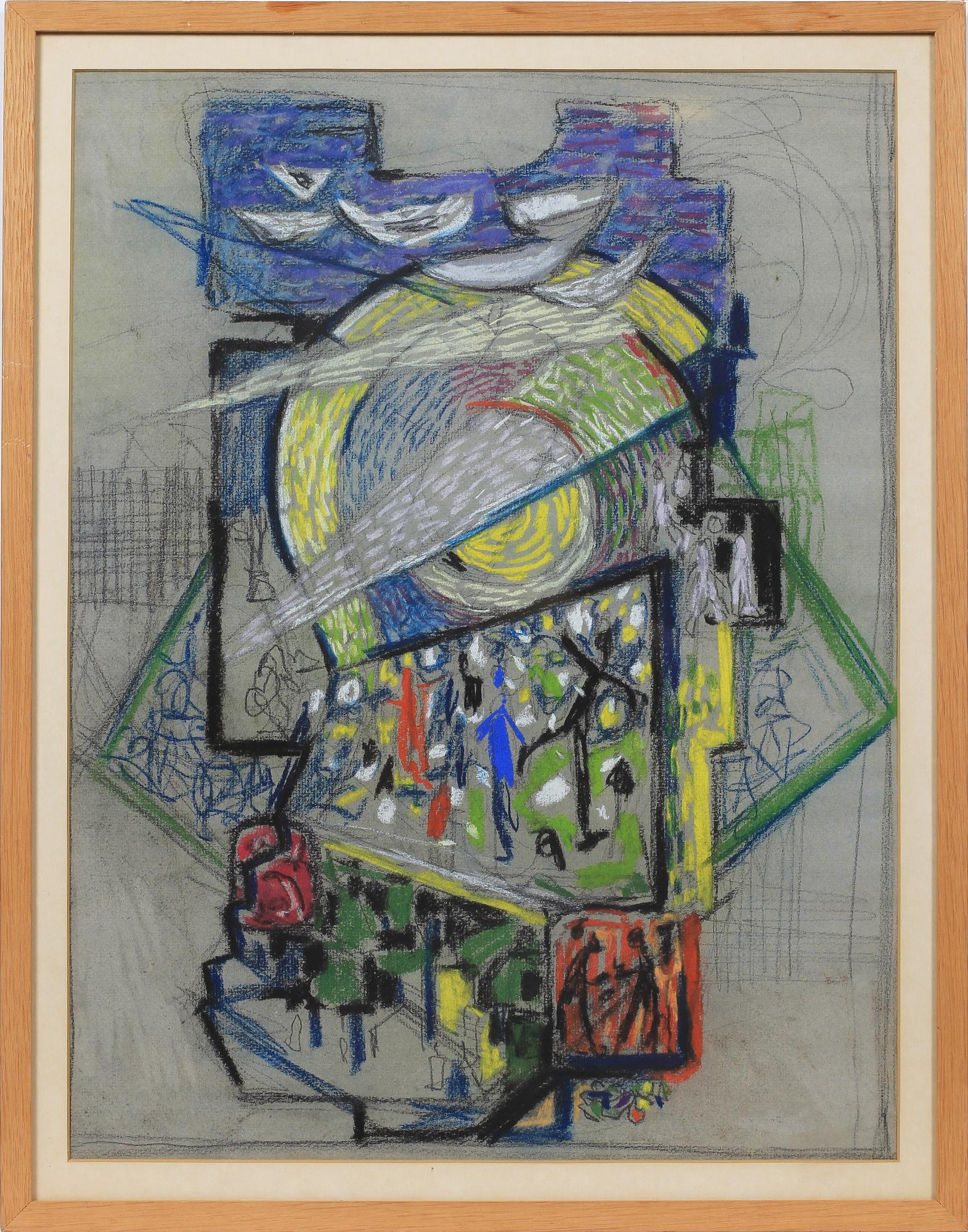 STELLAN MÖRNER, tillskriven, blandteknik.