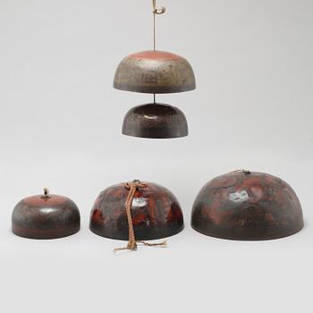 A set of Chinese chime bells, 20th Century.