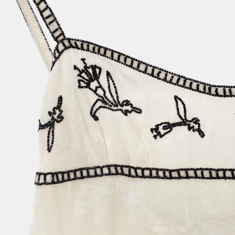 Prada, klänning med strumpbyxor, storlek 40.