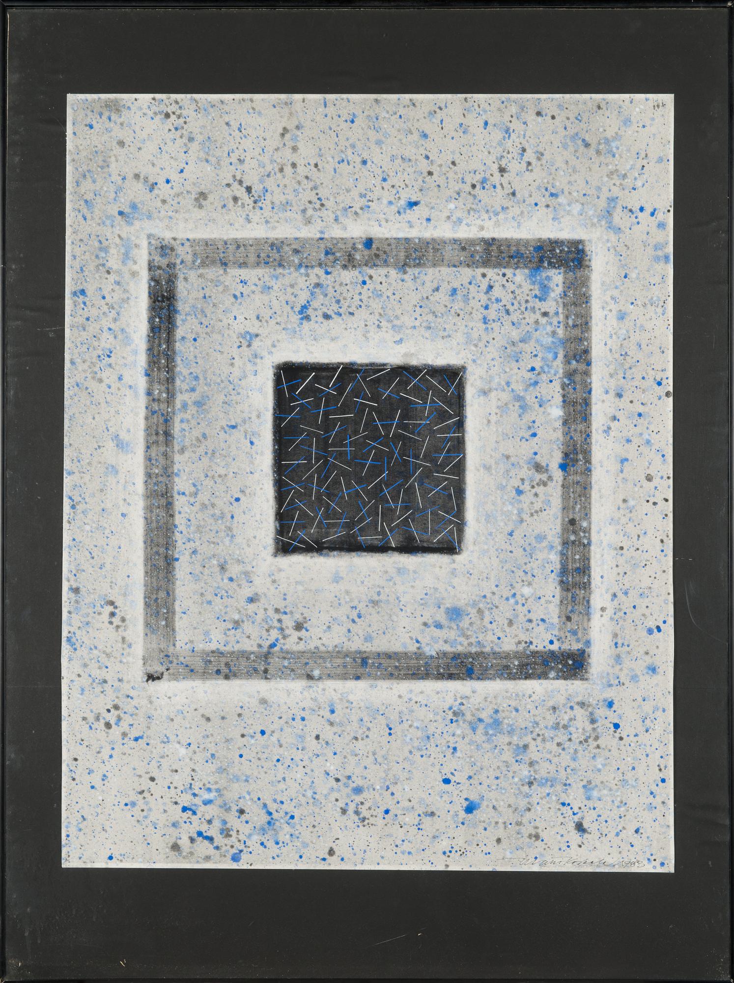 Matti Koskela, gouache, signed and dated 1983.