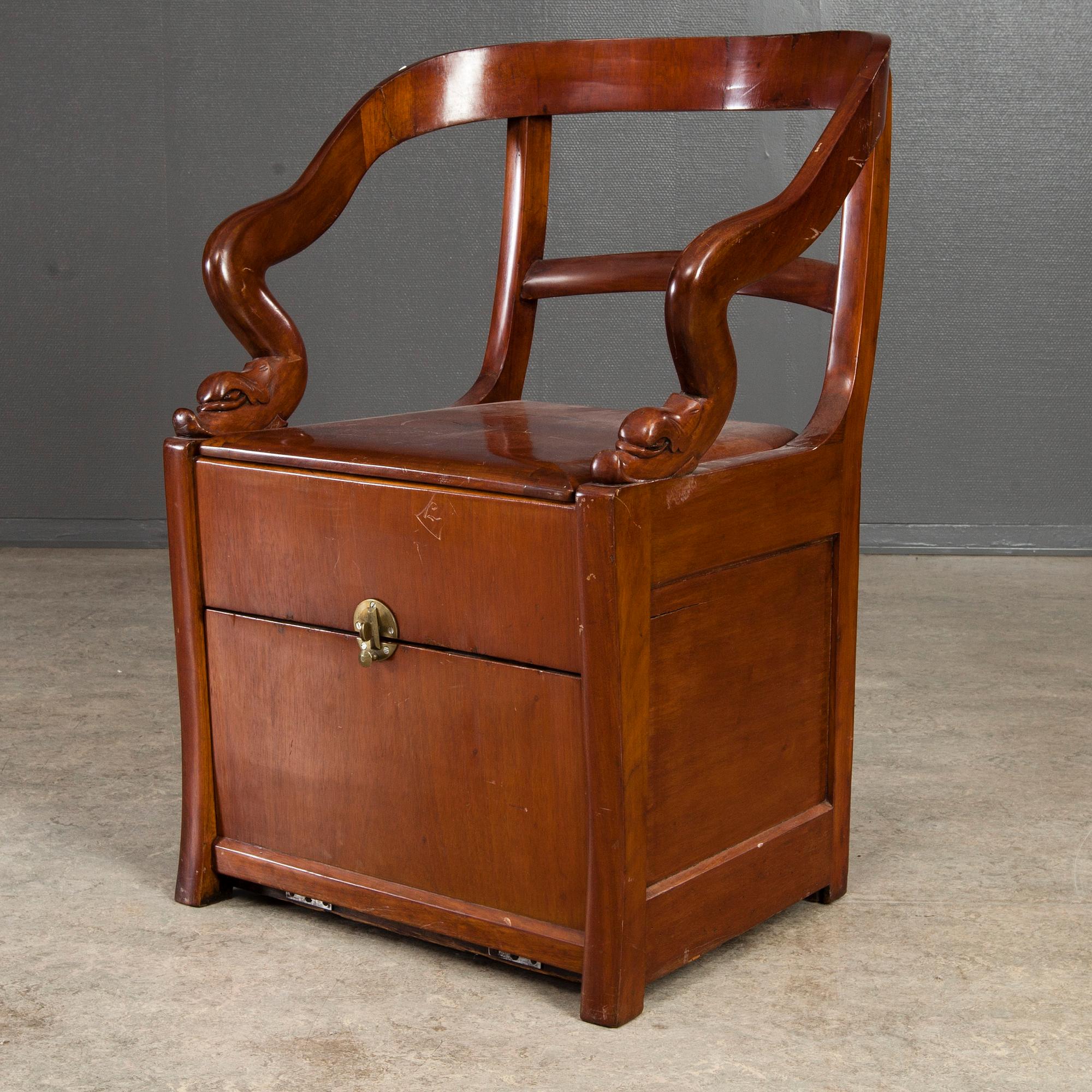 POTTSTOL, empire, 1800-talets första hälft.