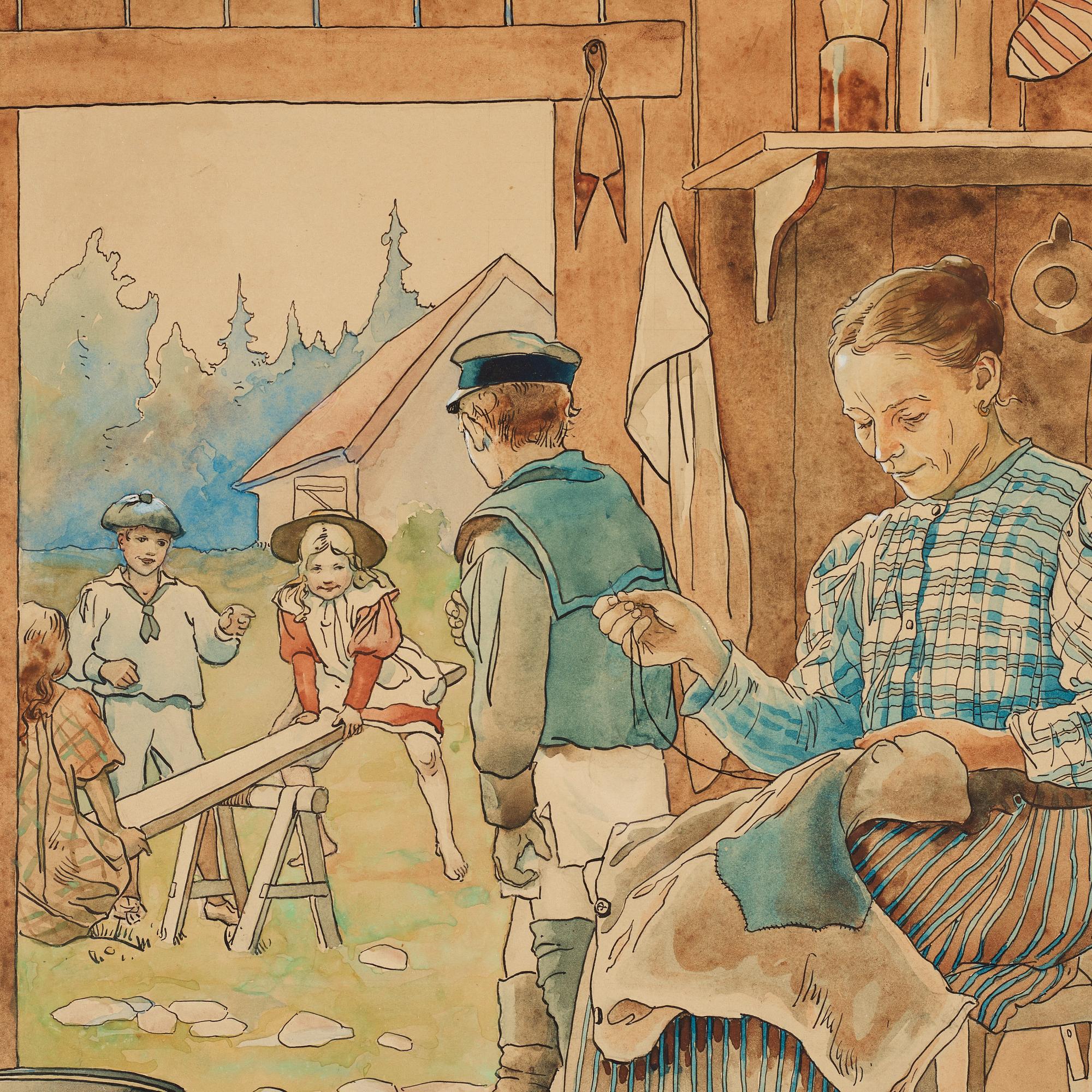 Gerda Tirén, Familjeliv.