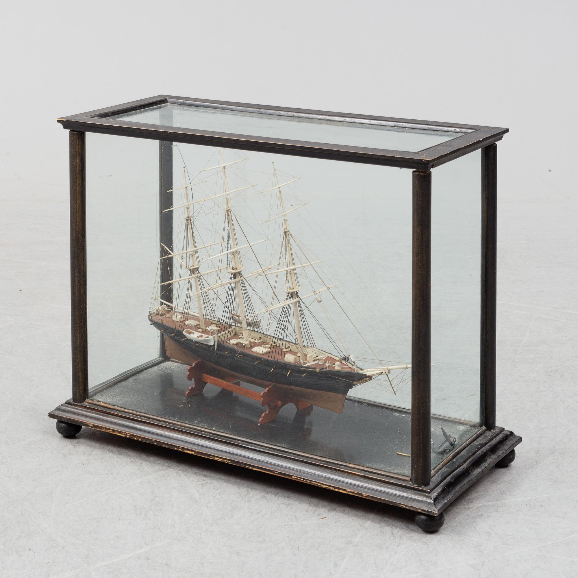 A 20th century model ship.