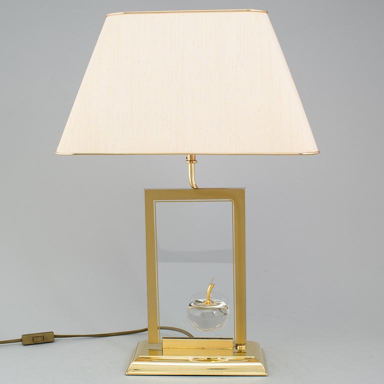 A 'La Pomme' table light from Maison le Dauphin, France, 1970's.