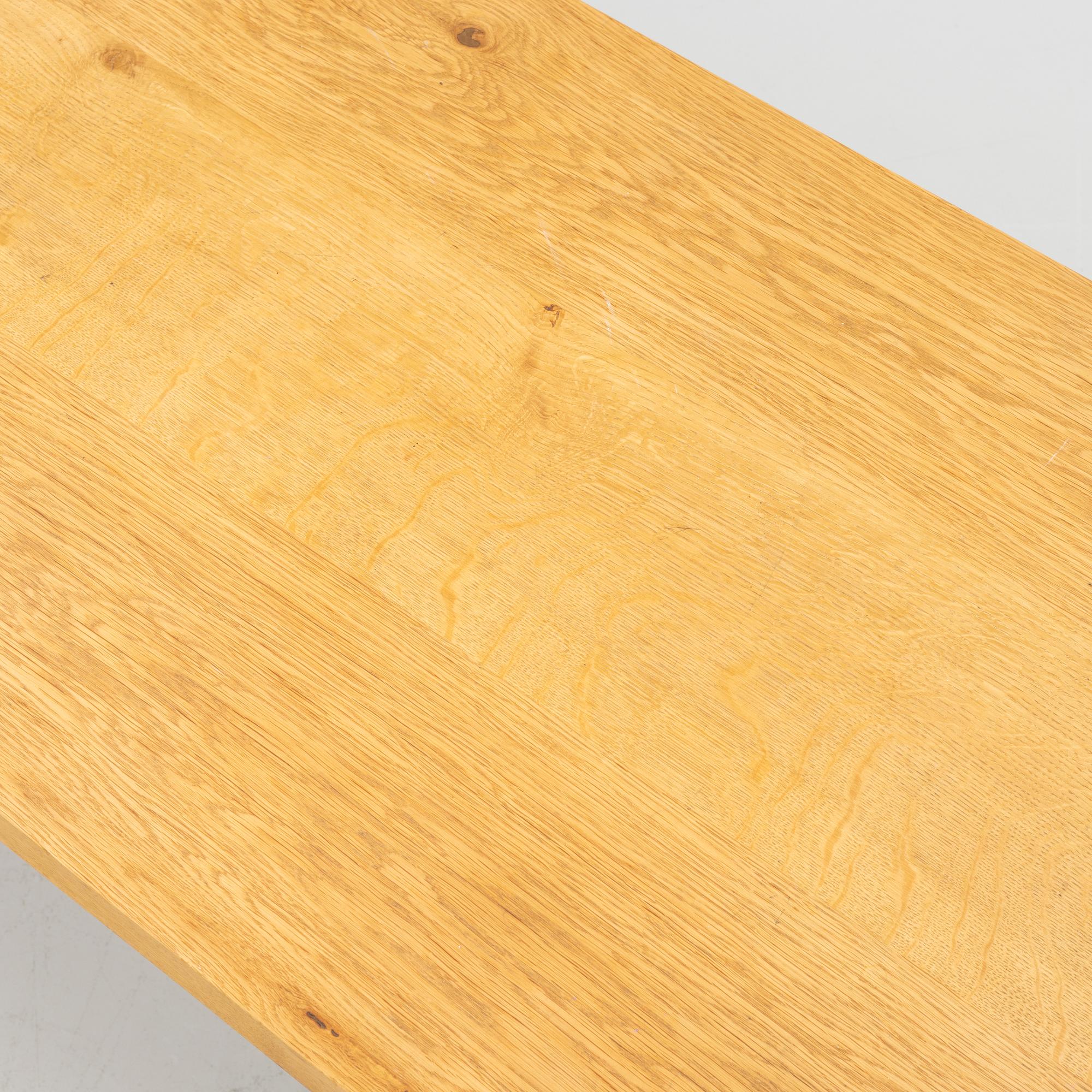 An oak 'Arx Table' from Bullenberg, Berlin.