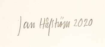 Jan Håfström, etsning signerad daterad och numrerad  2020 23/50.