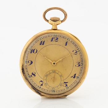 Record watch co, pocket watch, 49 mm.