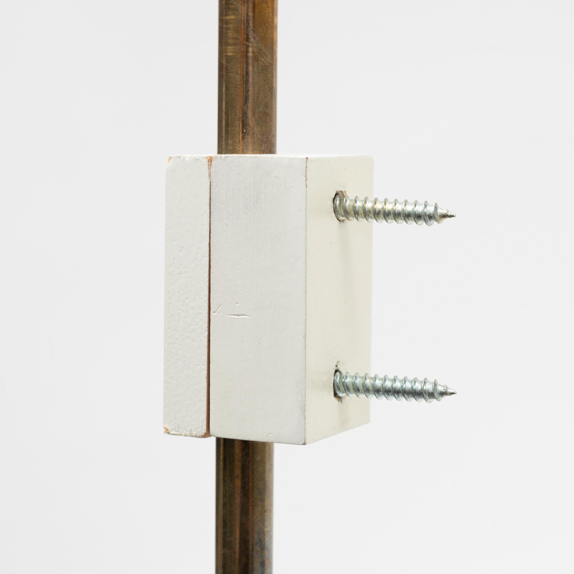 A set of six brass wall lights, Bergboms, second half of the 20th Century.