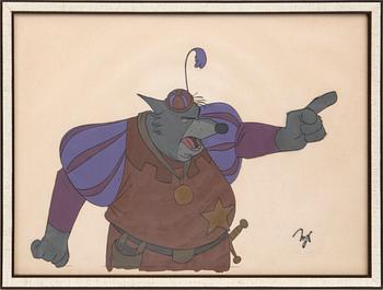 Filmcell från filmen "Robin Hood", Walt Disney.