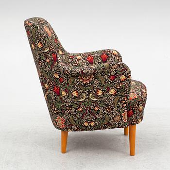 Carl Malmsten, armchair, "Samsas", O.H. Sjögren, second half of the 20th century.