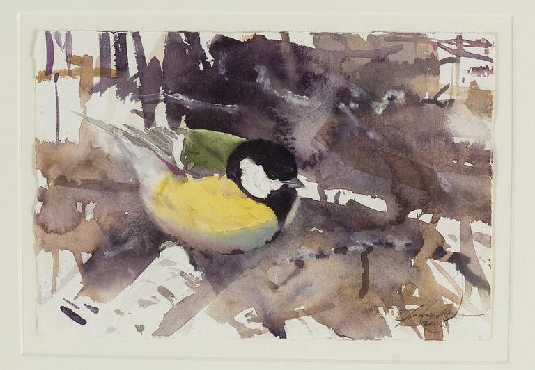 JONAS NILSSON, watercolour, signed and dated 2003.