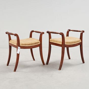 BANKETTER, ett par, Karl Johan, 1800-talets mitt.