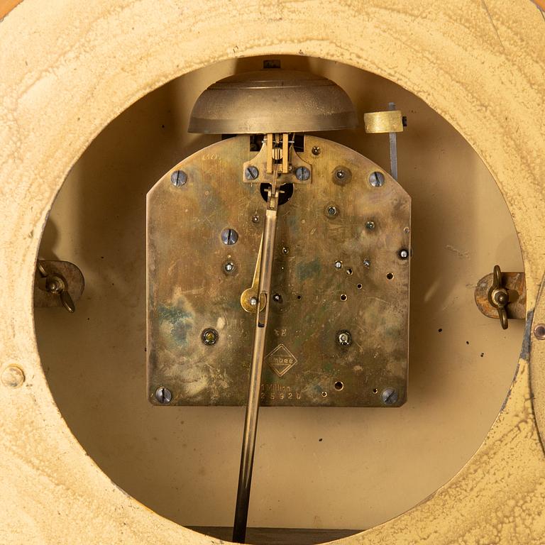 Wall clock, Gustavian style, mid/second half of the 20th century.