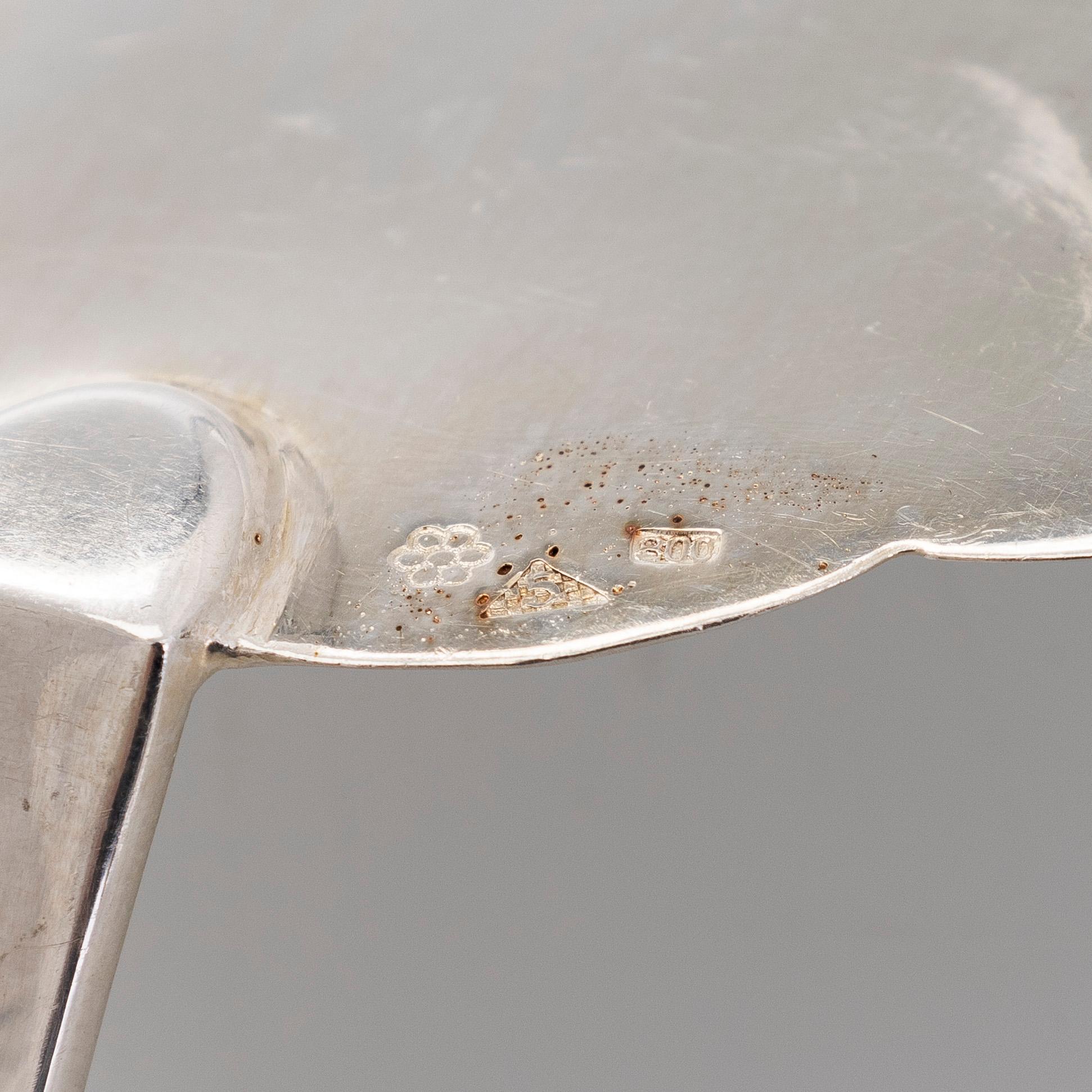 A 15-piece silver cutlery set, Sandrik, and ladle, Czechoslovakia 1929-1945.