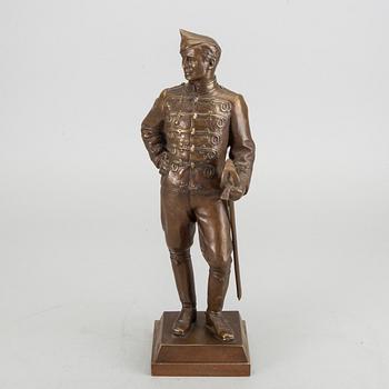 CARL WEGENER, skulptur, brons, daterad och signerad 1922.