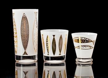 GLASSERVIS, 32 delar. 1960-70-tal.