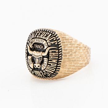 Ring "Texas Longhorn" Southwest Conference Champions 1987 Track, The University of Texas.