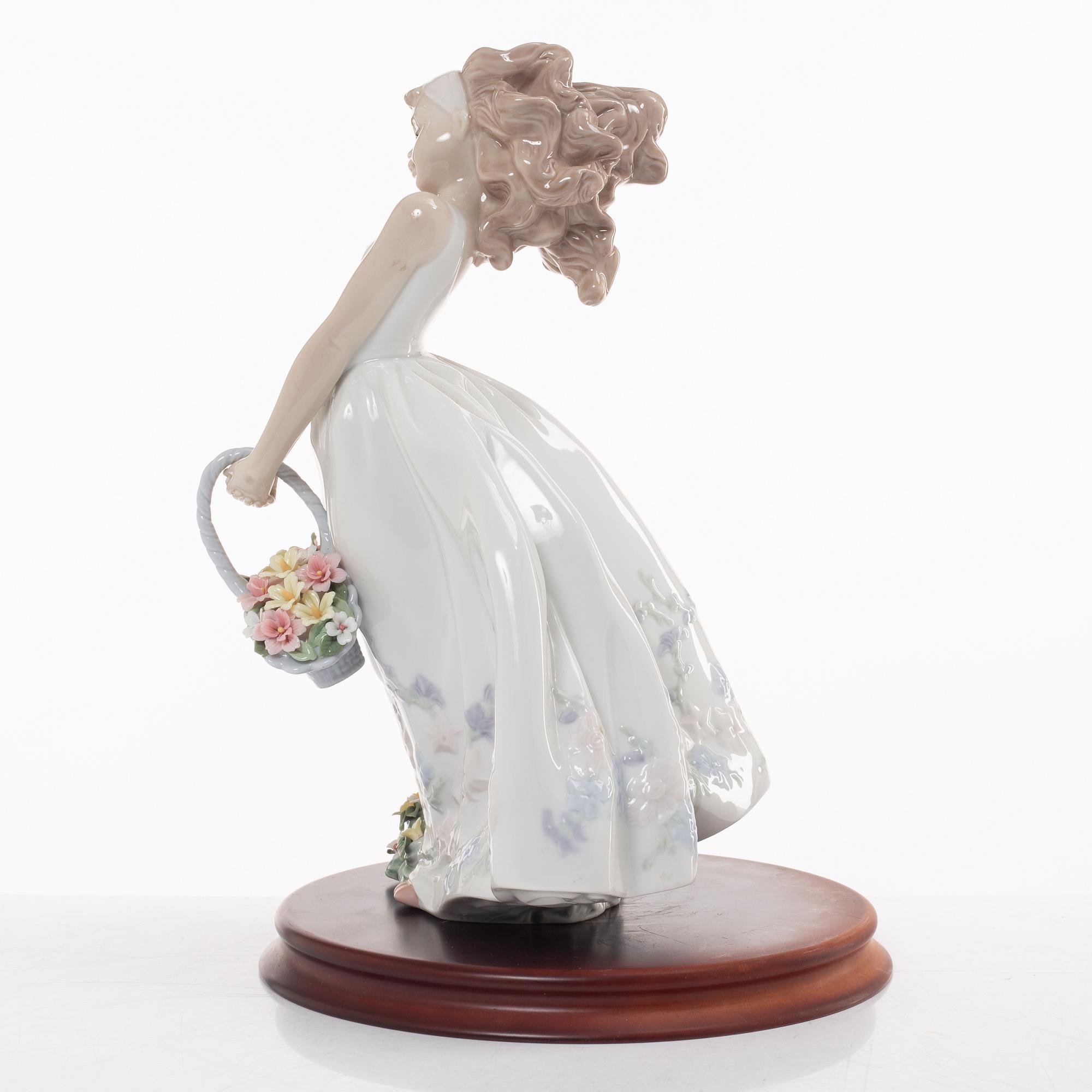 LLadró, figurine, "Wildflowers", Spain.