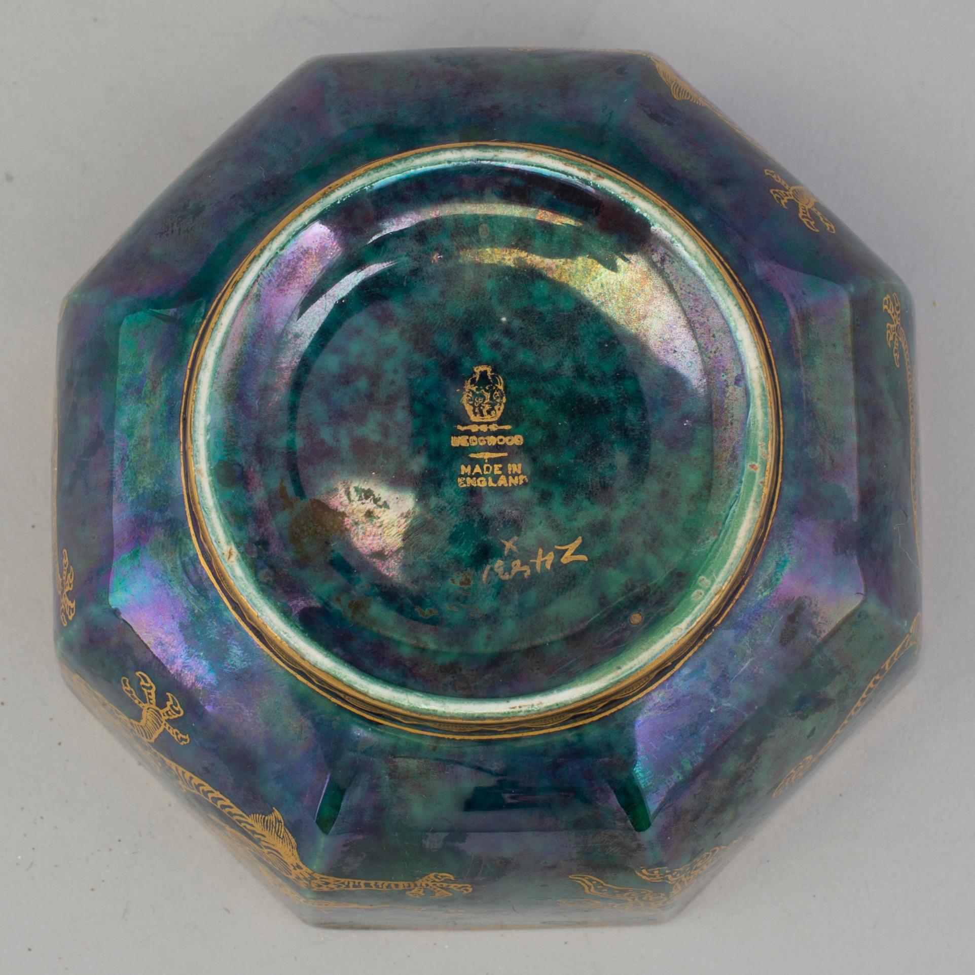 A Wedgwood lustre ware porcelain bowl, England.