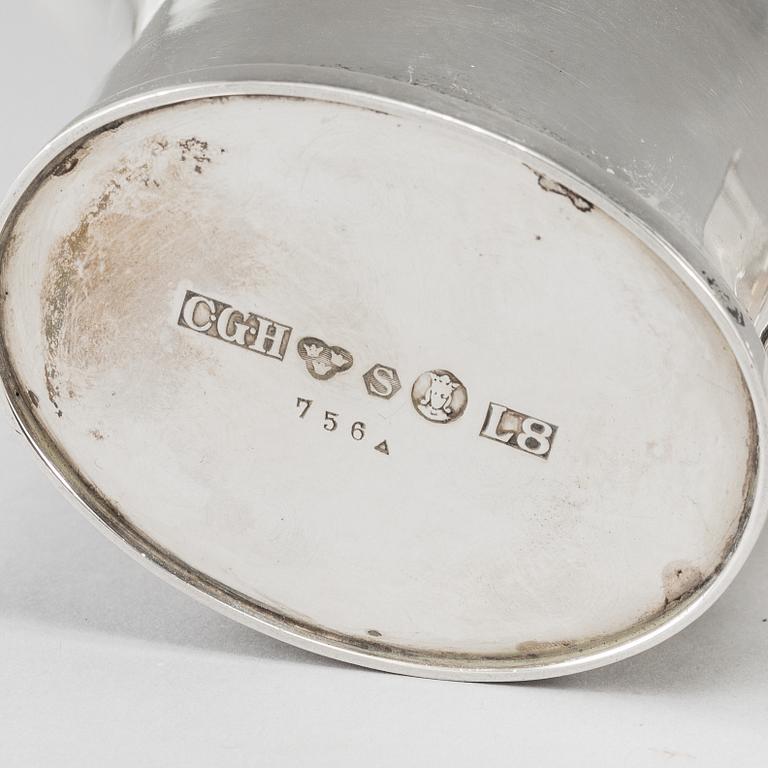 ELIS BERGH, A silver coffee service from CG Hallberg, Stockholm, 1934-7.