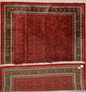 MATTA, Bidjarstil, 1900-talets slut, tillverkad i Indien, ca 405x300.