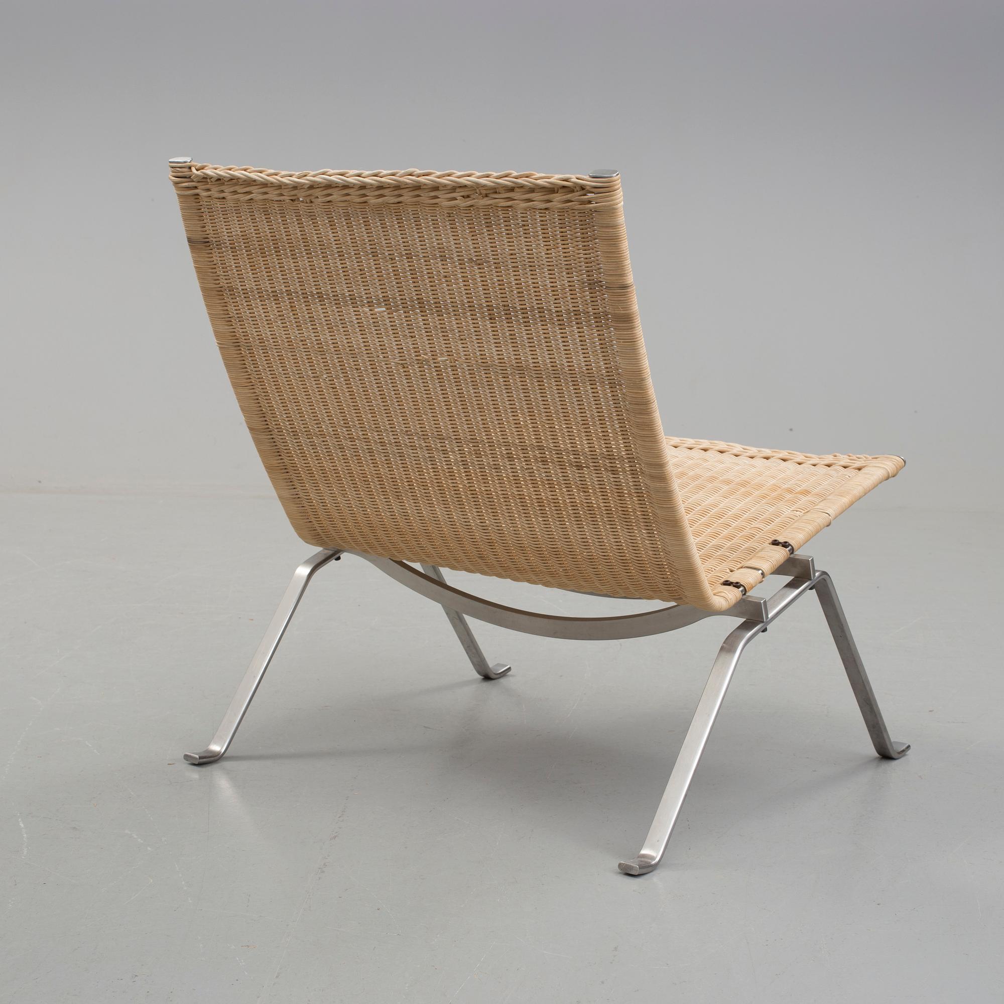 FÅTÖLJ, "PK-22", Poul Kjaerholm, Fritz Hansen.