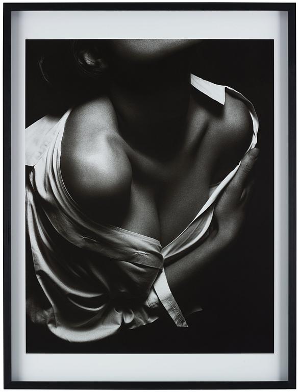 Albert Watson, “Charlotte in Prada Blouse, Milan, Italy, 1989”.