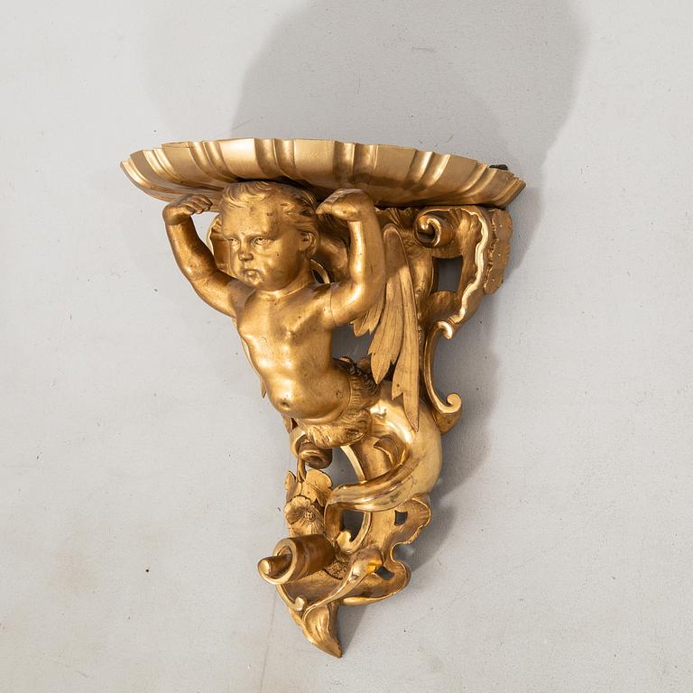 Console shelf Rococo style early 20th century.