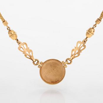 Kalevala Koru, An 18K gold necklace 'Sun Lion', Helsinki 1998.