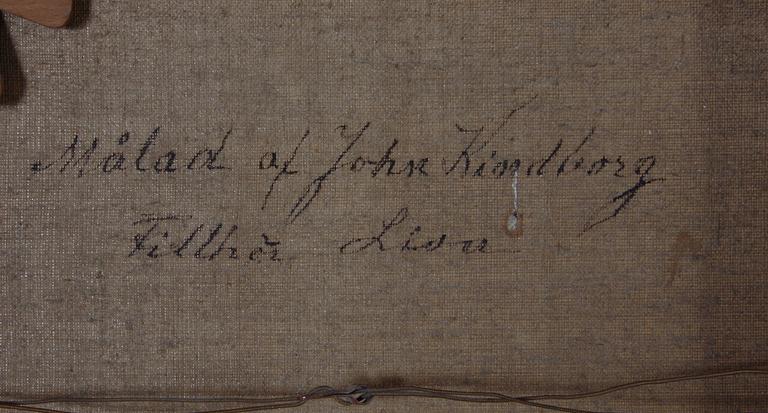 KINDBORG, JOHAN, tillskriven, olja på duk.