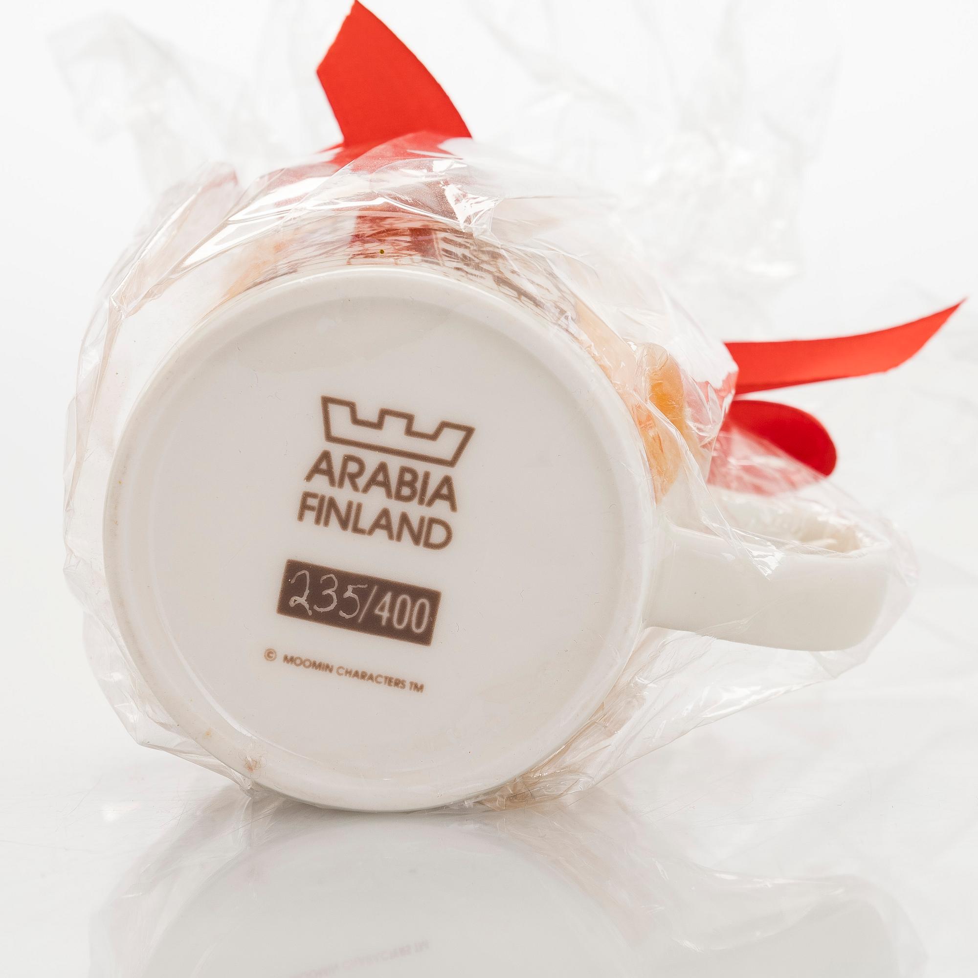 Moomin-mug, porcelain, 'Fazer Café', Moomin Characters, Arabia 2004, numbered 235/400.